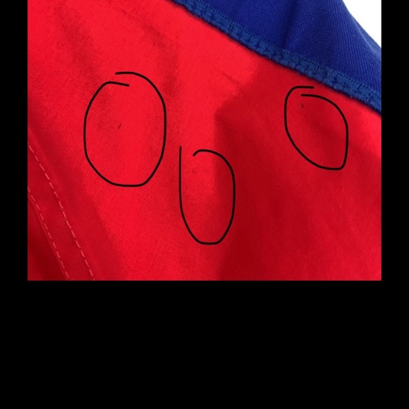 NorthFace Extreme Vintage Gore-Tex Mens Jacket Size Small Red/Navy Blue *Rare* - Picture 17 of 17